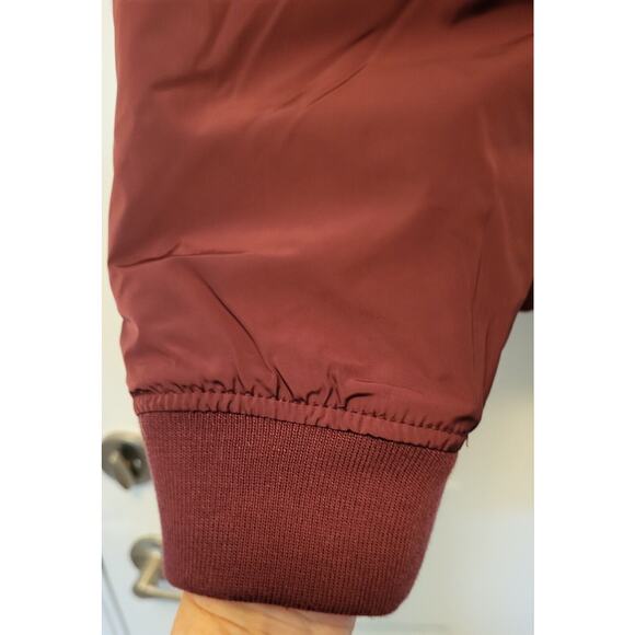 NWT Men’s Old Navy Maroon Bomber Jacket Size XL - Picture 6 of 12